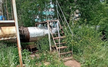 Школьный маршрут на выживание: на улице Липовой дети и мамы с колясками вынуждены штурмовать теплотрассу