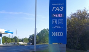 За ночь на оренбургских заправках упала цена на газ
