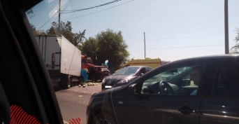 В Оренбурге на Беляевском шоссе произошло жесткое ДТП