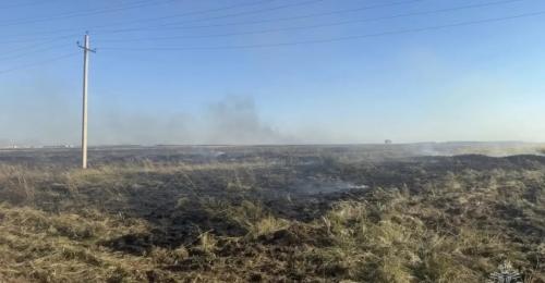 В Адамовском районе потушен пожар, охвативший 3000 га