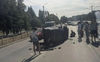 В Новотроицке 18-летний пассажир пострадал при опрокидывании автомобиля