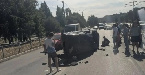 В Новотроицке 18-летний пассажир пострадал при опрокидывании автомобиля