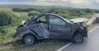 В Бугурусланском районе в ДТП серьезно пострадал житель Самарской области