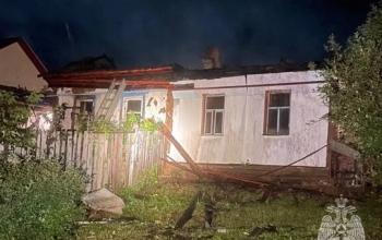 В Бугурусланском районе на пожаре в жилом доме погиб мужчина (18+)