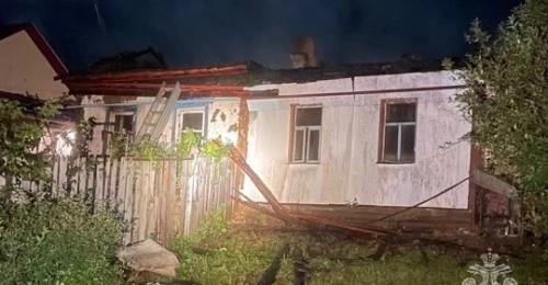 В Бугурусланском районе на пожаре в жилом доме погиб мужчина (18+)