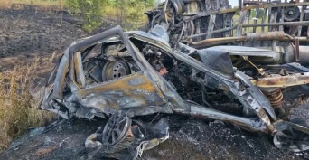 В Бузулукском районе после массового ДТП вспыхнул пожар
