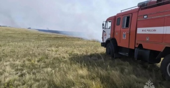 Ландшафтный пожар в Гайском округе полностью ликвидирован