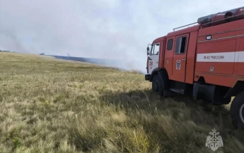 Ландшафтный пожар в Гайском округе полностью ликвидирован