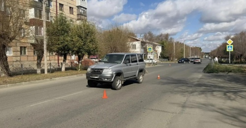В Орске «Патриот» сбил женщину на «зебре» 