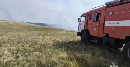 Ландшафтный пожар в Гайском округе полностью ликвидирован