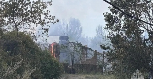 В Соль‑Илецком округе горит СНТ «Заря», эвакуированы люди