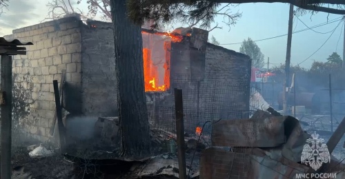 В Оренбуржье вспыхнул ещё один пожар