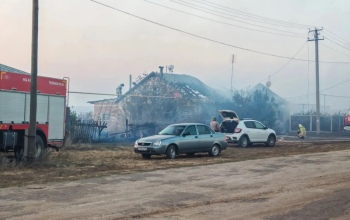 Оренбургские полицейские помогли людям при пожарах