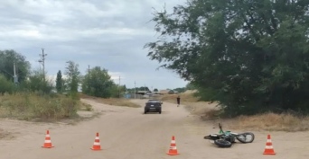 Под Соль-Илецком подросток на питбайке влетел в ВАЗ