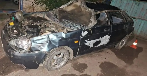 Под Кувандыком начинающий водитель на ВАЗе слетел в кювет