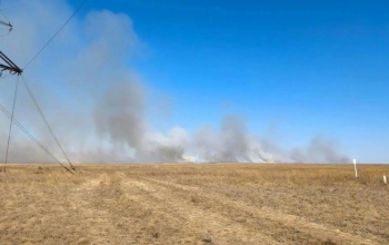 В Гайском округе тушат ландшафтные пожары: один очаг уже ликвидирован