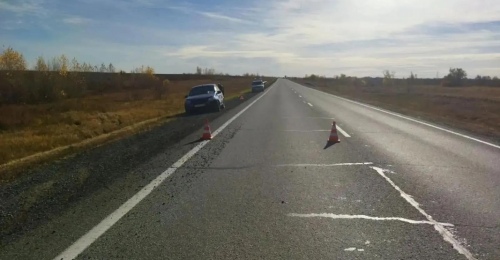 На трассе под Оренбургом машина улетела в кювет, пострадал 4-летний ребёнок