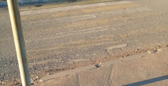 В Оренбурге на улице Поляничко новая «зебра» стерлась за считанные недели