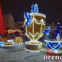 На новогоднее оформление Оренбурга потратят более 17 млн рублей