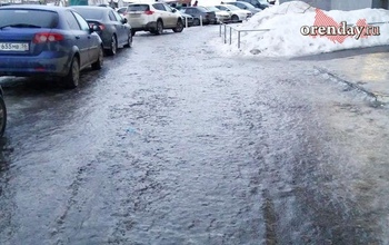 В Оренбурге каждый год более 500 человек становятся жертвами гололедицы