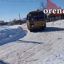 В Новоорском районе школьный автобус с детьми слетел в кювет