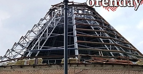 В Оренбурге завершают разбор купола цирка