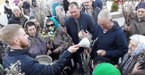 Православные христиане Оренбуржья отмечают Вербное воскресенье