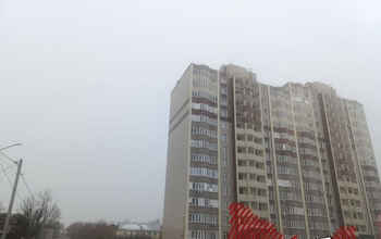 Оренбургскую область накрыл туман 