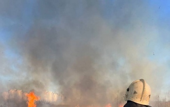 В Новоорском районе ландшафтный пожар на сотни гектаров ликвидирован