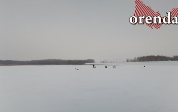 Желтый снег покрыл некоторые районы Оренбуржья