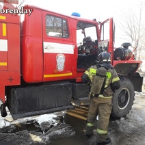 В Оренбуржье за сутки сгорели гараж, автомобиль, баня и дом