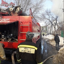 В Соль-Илецке на пожаре пострадал 62-летний мужчина