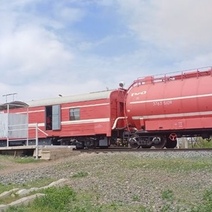 В Домбаровском районе пожарный поезд задействован в тушении природного пожара