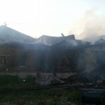 В Саракташском районе в ночном пожаре пострадали люди