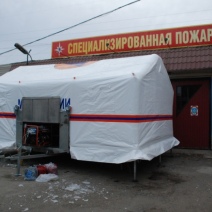 На оренбургских трассах развернули пункты обогрева