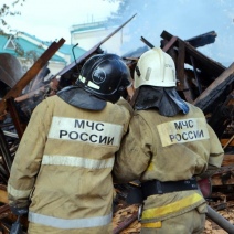 При пожаре в  Пономаревском районе пострадал человек 