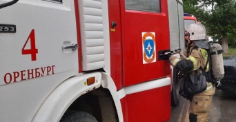 В Оренбурге потушили пожар на Южном переулке