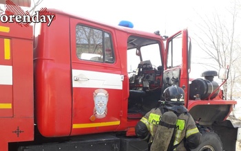 В Сакмарском районе во время пожара в вагончике погиб мужчина (18+)