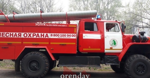 На жителе Оренбургского района вспыхнула одежда