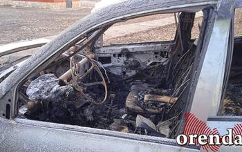 В Оренбуржье вспыхнул автомобиль с трехлетним ребенком в салоне 