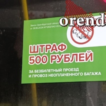 Оренбург «нарубил» на «зайцах» около 1 миллиона рублей