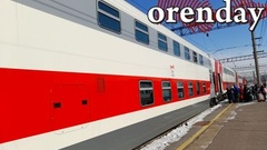 Оренбуржцы двухэтажным поездом из Москвы добирались в холодине