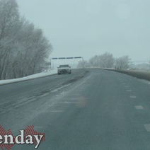 В Оренбуржье из-за метели начали перекрывать трассы