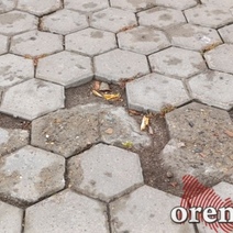 Плитку в сквере Безака в Оренбурге будут перекладывать за счет подрядчика