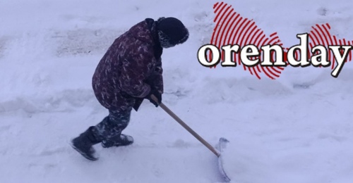 В Оренбургской области снега намело больше обычного