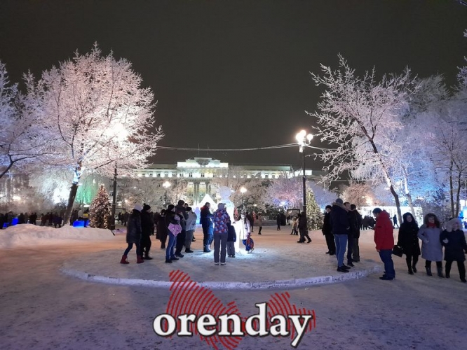 4 декабря оренбург. Оренбург в новогоднюю ночь.