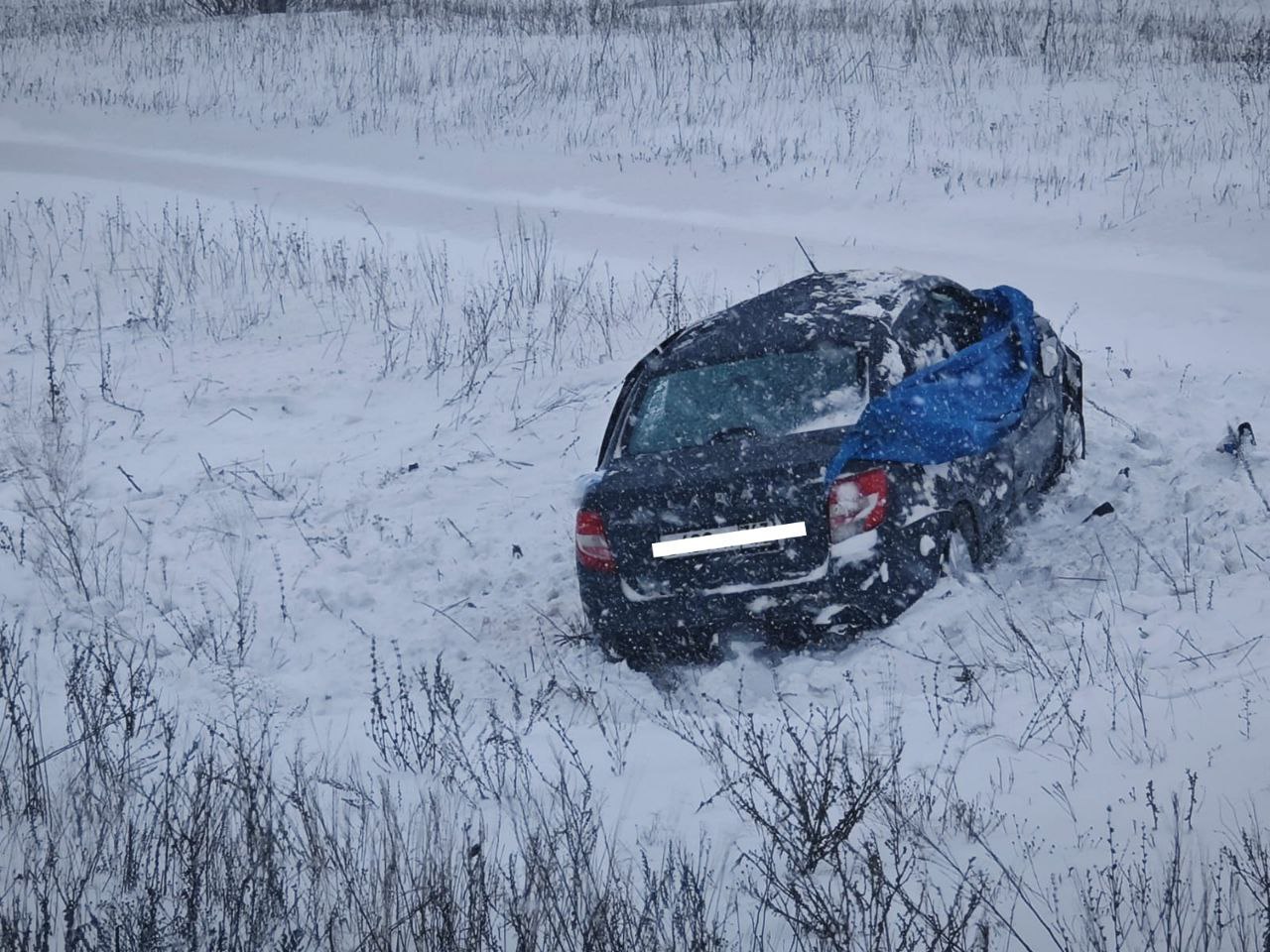 В Бузулукском районе разбился автомобиль Lada Granta, пострадали люди |  Новости Оренбурга